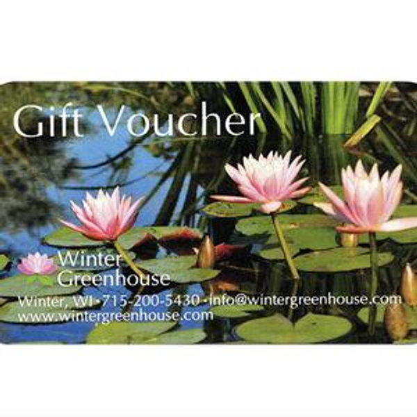 Winter Greenhouse Gift Card