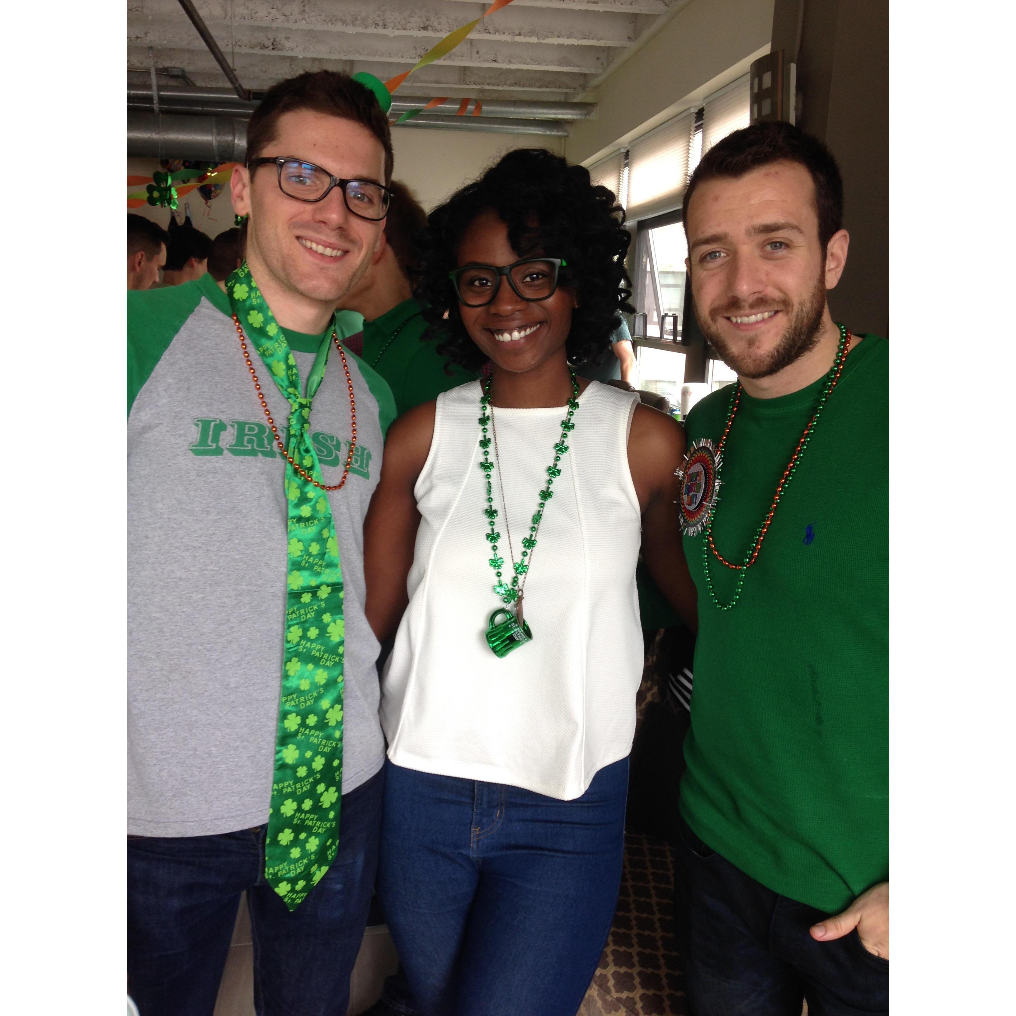 Picture time with Monique at Patrick's annual birthday celebration!