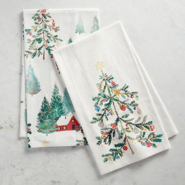 Christmas in the Country Tea Towels, Set of 2