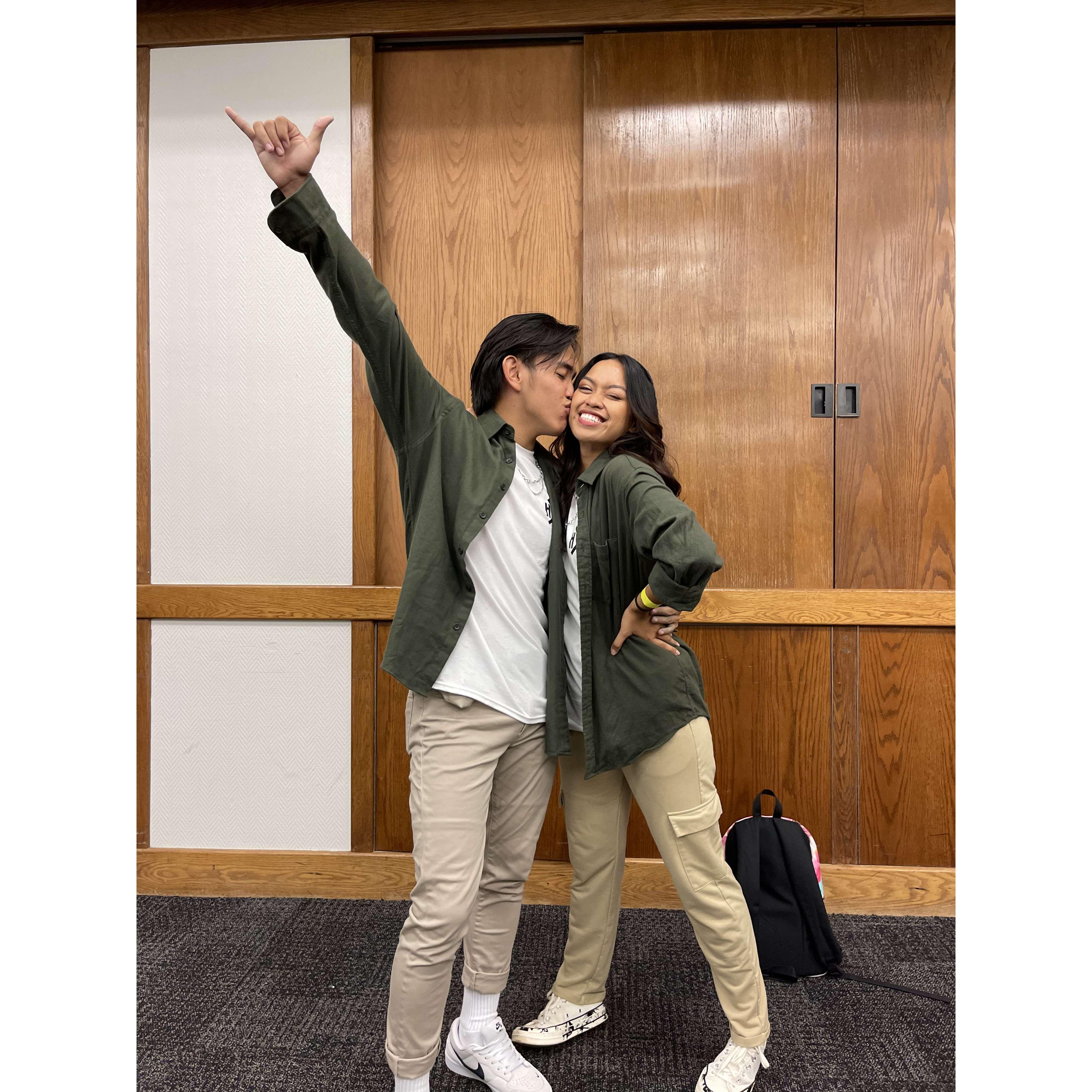 First hiphop dance together.