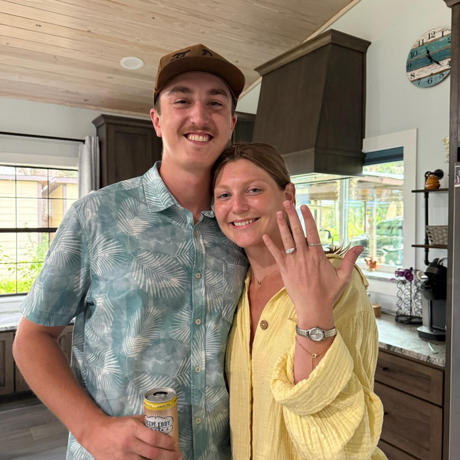 Just engaged at Lake Kerr