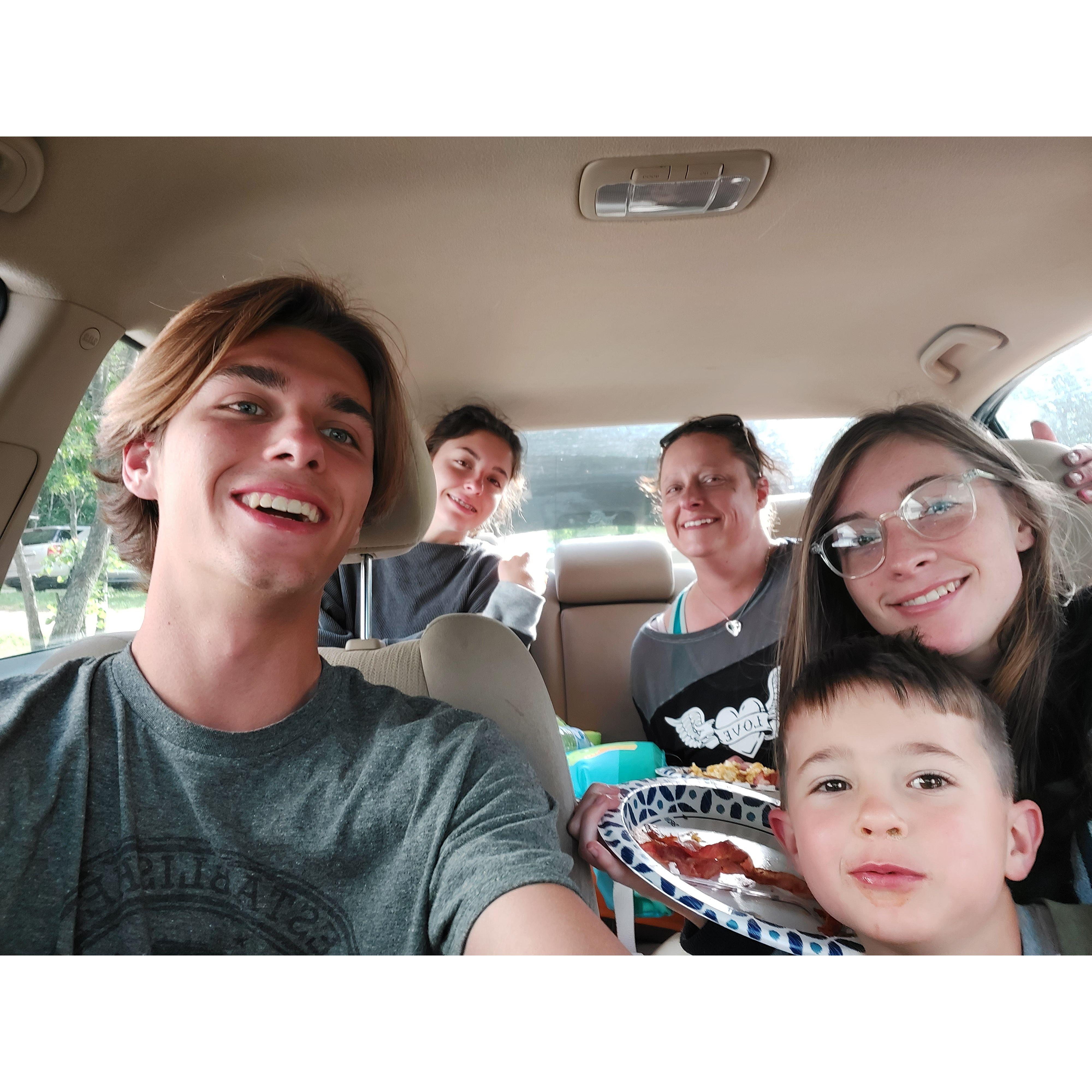 A nice picture of us at the Boedigheimer family reunion at Bad Medicine Lake.