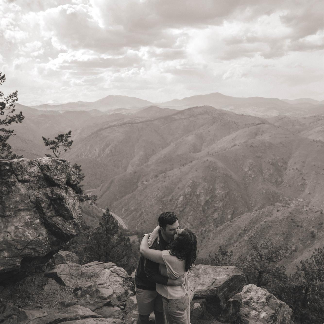 Connor proposed on the weekend of our 4 year anniversary in the most perfect place: the mountains.