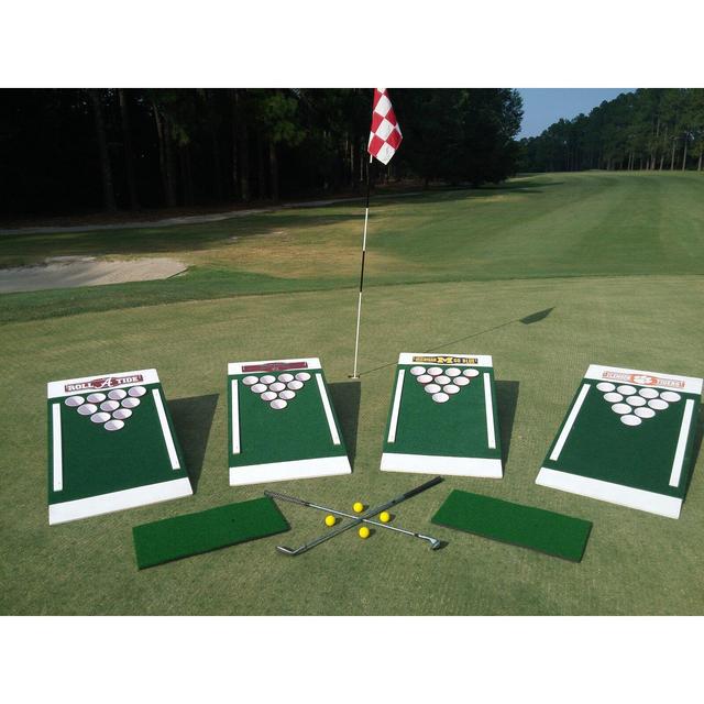 2' x 4' The Original Backyard Single Golf Solid Wood Cornhole Board