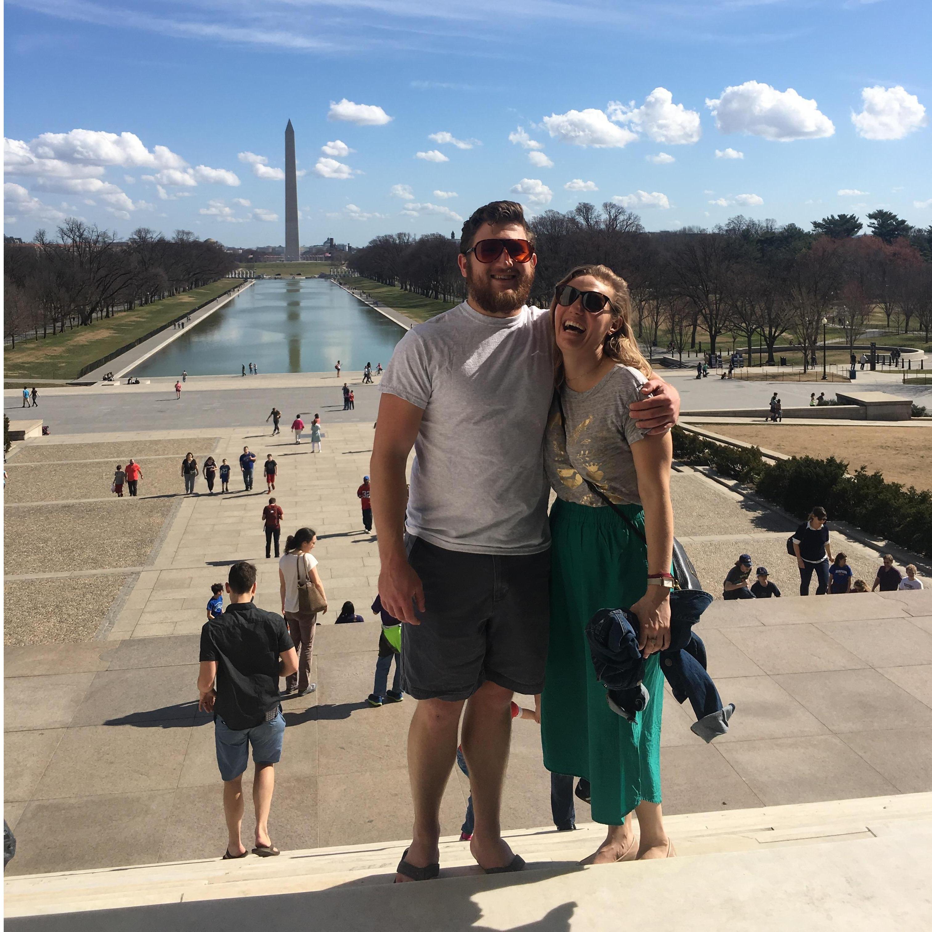 DC Trip to Meet Wedge and Emily with Kaz and Amanda Feb 2017