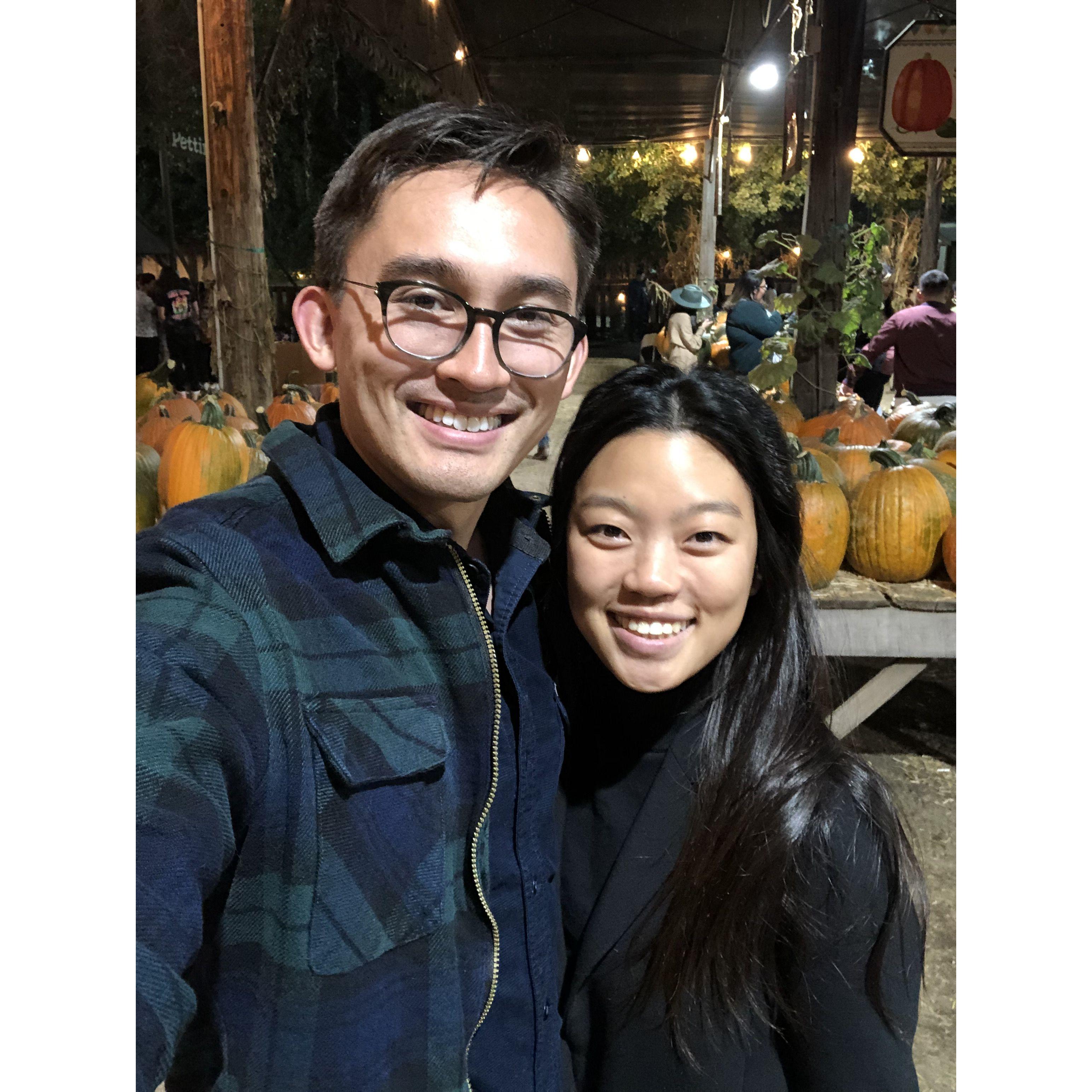 Date to the pumpkin patch