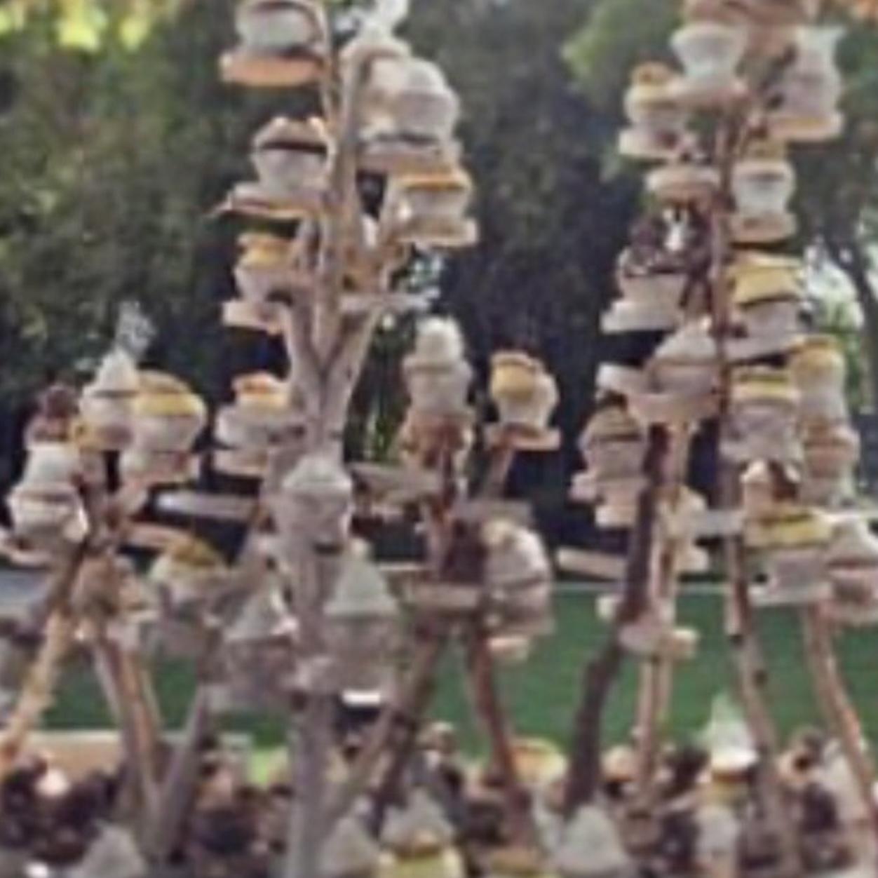 Dream cupcake stand we’d love someone to make. I had an idea that we’d swap cupcake recipes competively, but that’s too many cupcakes, so a family recipe will be exchanged at the ancestor altar.