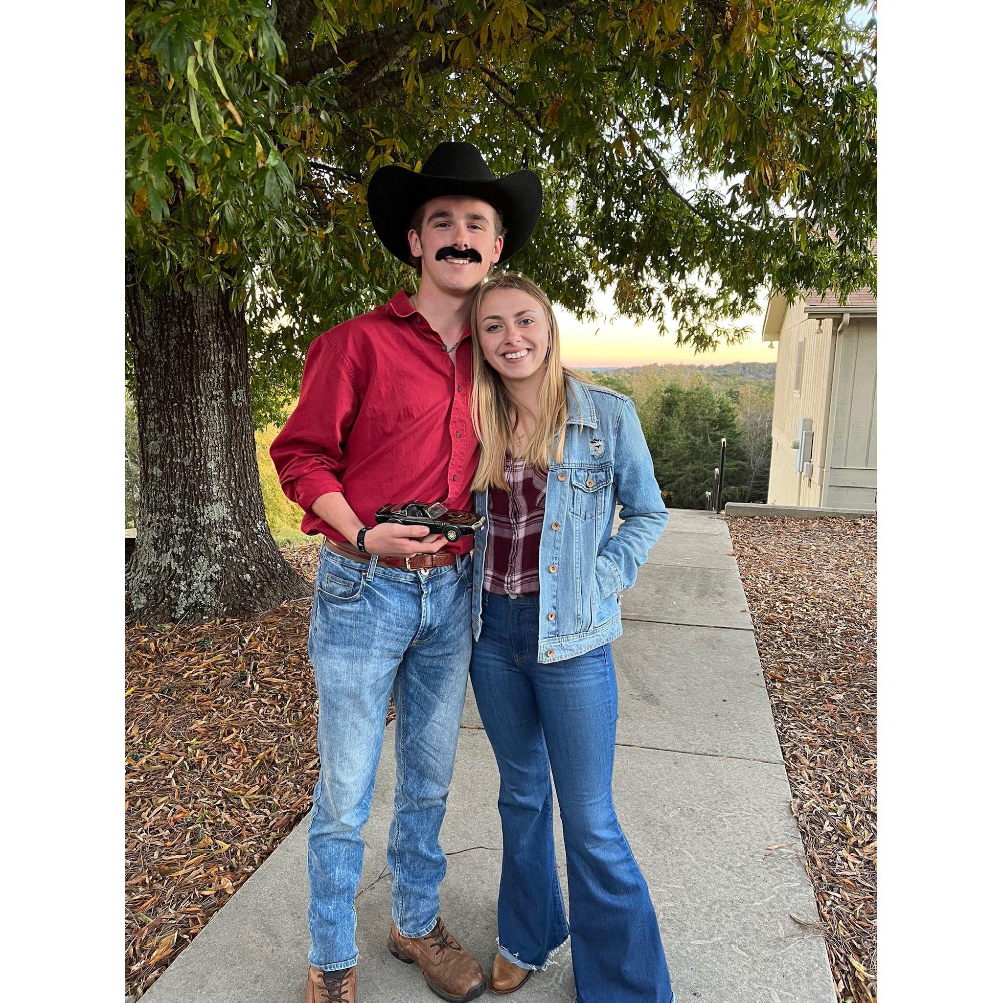 First Halloween: Bandit and Frog