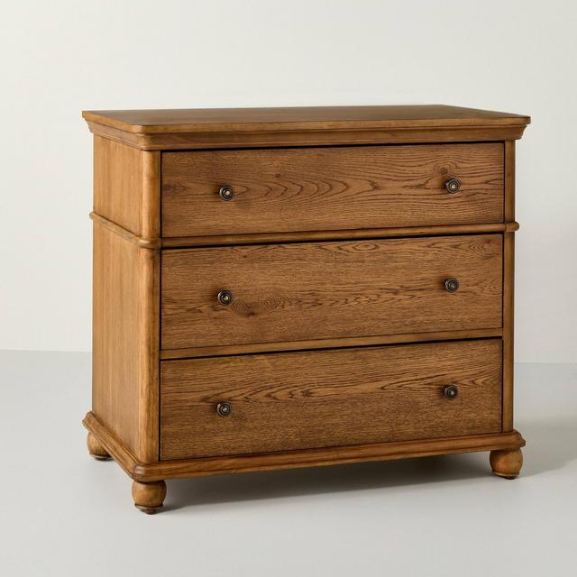 3 Drawer Classic Vertical Dresser - Aged Oak - Hearth & Hand™ with Magnolia