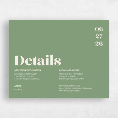 Multi-Colored Wedding Enclosure - Vitale