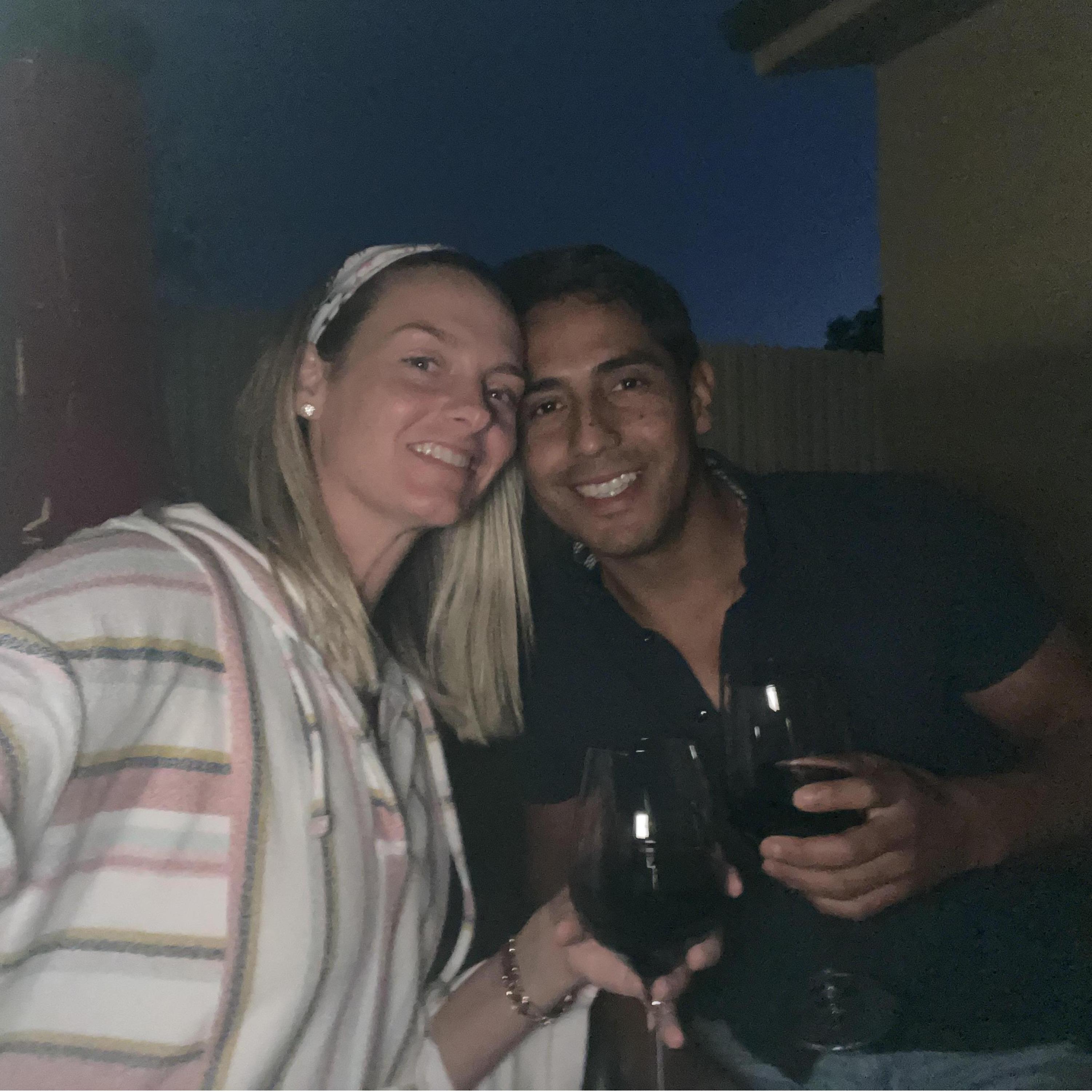 We found the cutest AirBnB on the border of Utah and Arizona! We drank some wine and watched the gorgeous stars in the sky and fantasized about our future wedding!