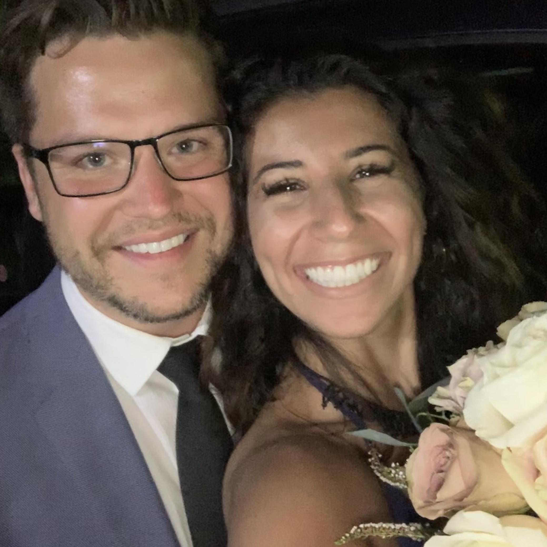 Fun Fact: Roberta caught the bouquet at Jake's wedding ( a groomsman) in 2019... and that was the last wedding we went to before the proposal!