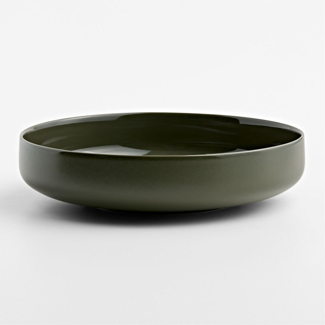 Hudson Burnt Green Stoneware Serving Bowl