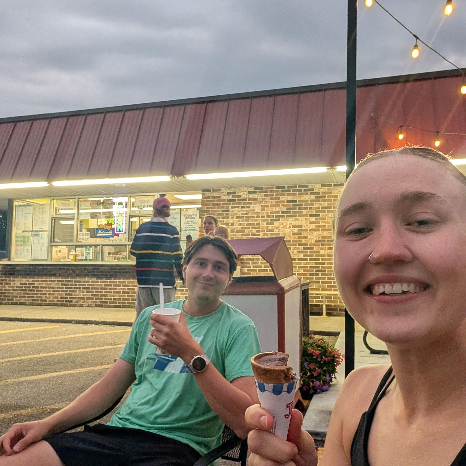 A big summer activity for us is workout + get ice cream