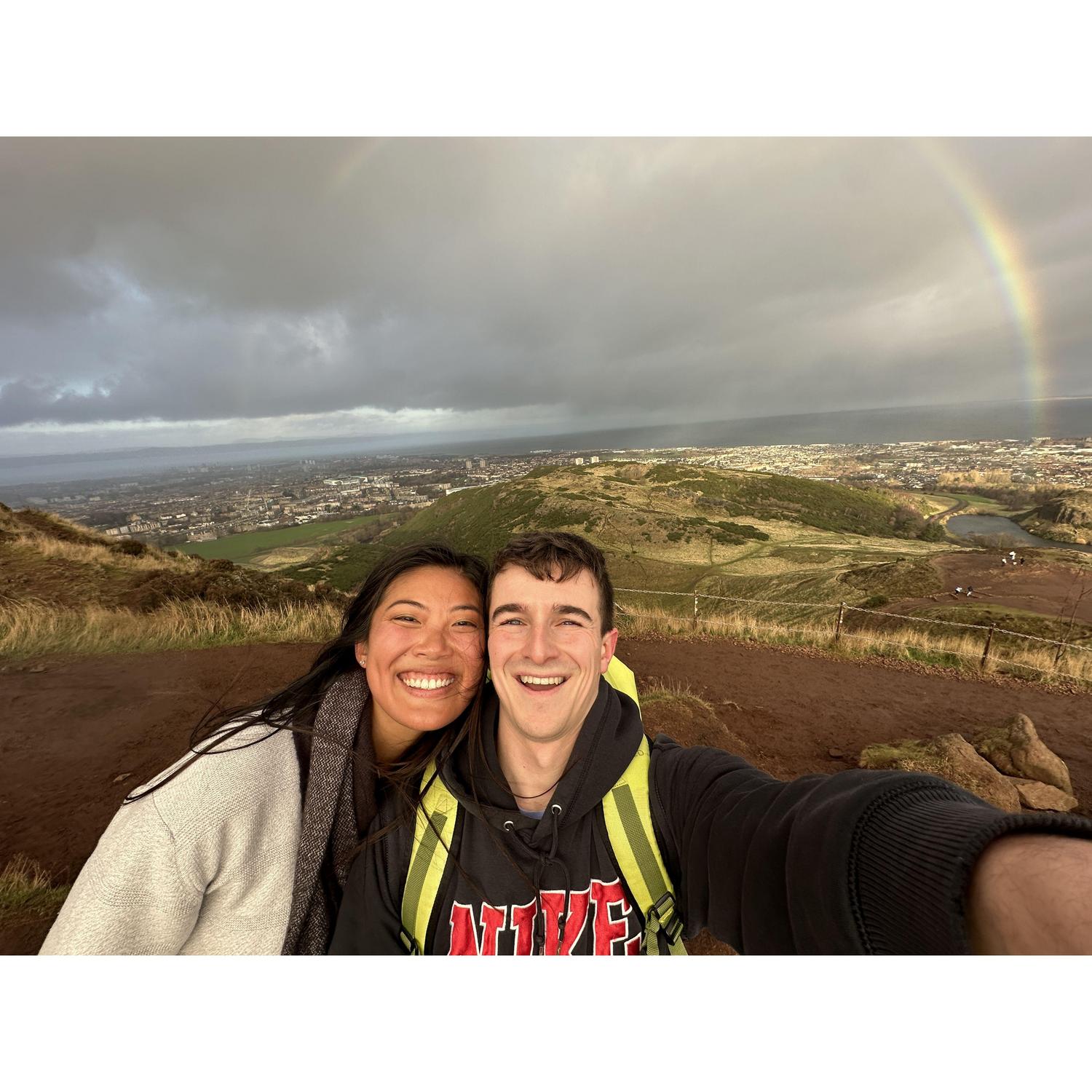 Windy Scottish hike!