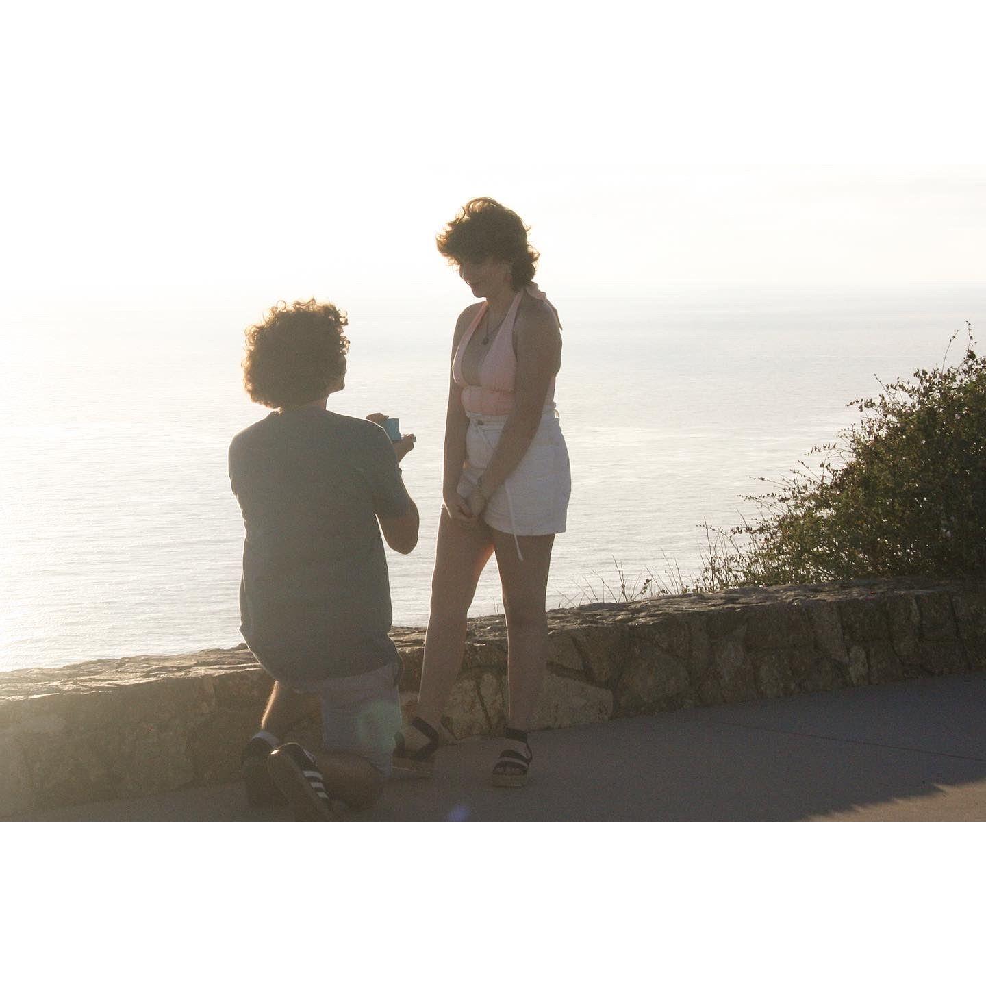 Owen proposed to me at a lighthouse he loved going to when he was younger. What a perfect and sentimental place