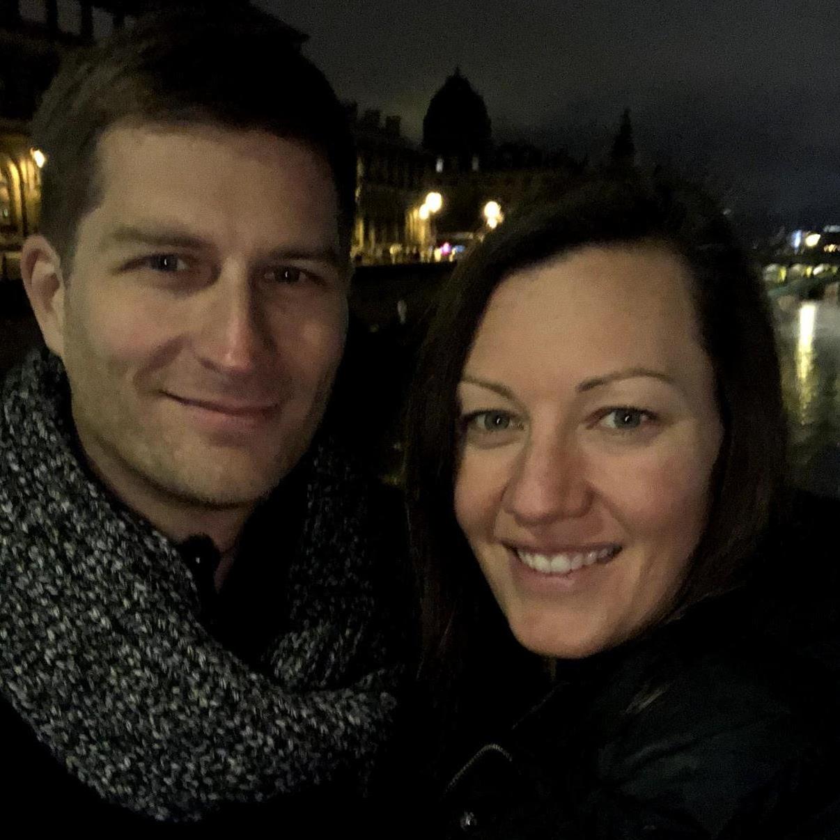 It's chilly in Paris at Christmas!