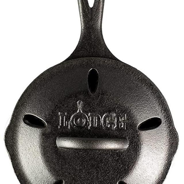 Lodge L3SMSK 6.5" Cast Iron Smoker Skillet, Black