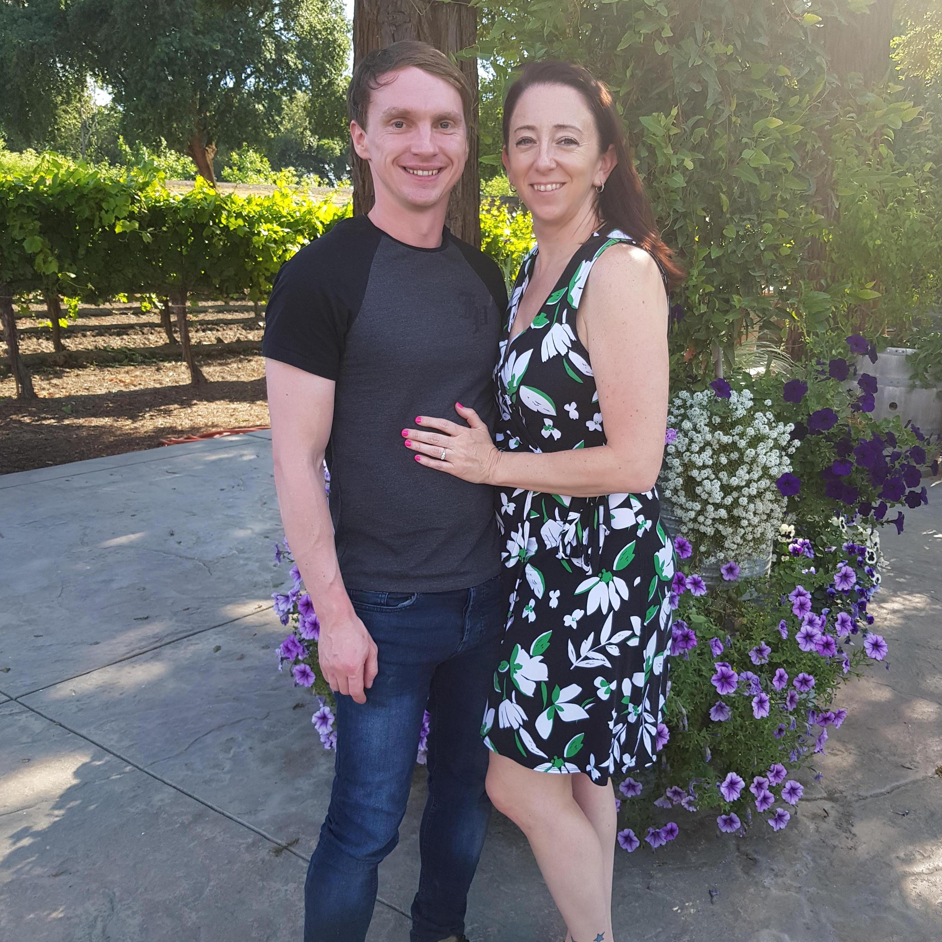 The day after we got engaged we went to Bogle Vineyard to celebrate.