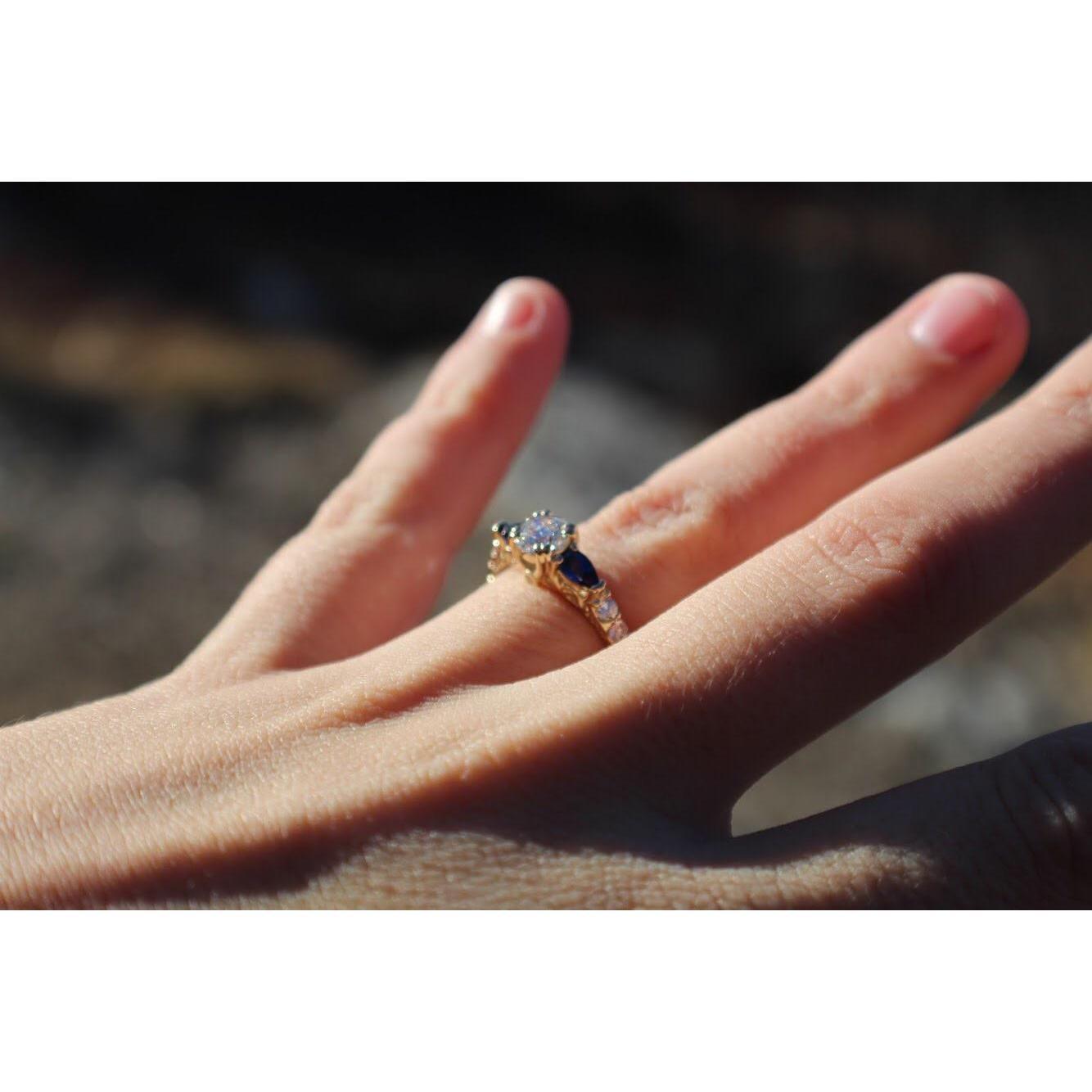 Jon custom designed my ring at a local jeweler in my town!