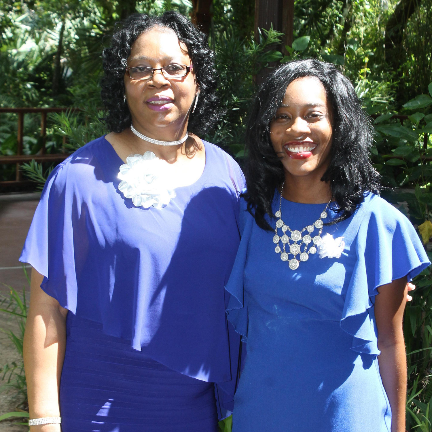 Twins!!! Just kidding. My mother and sister are so beautiful in this photo.