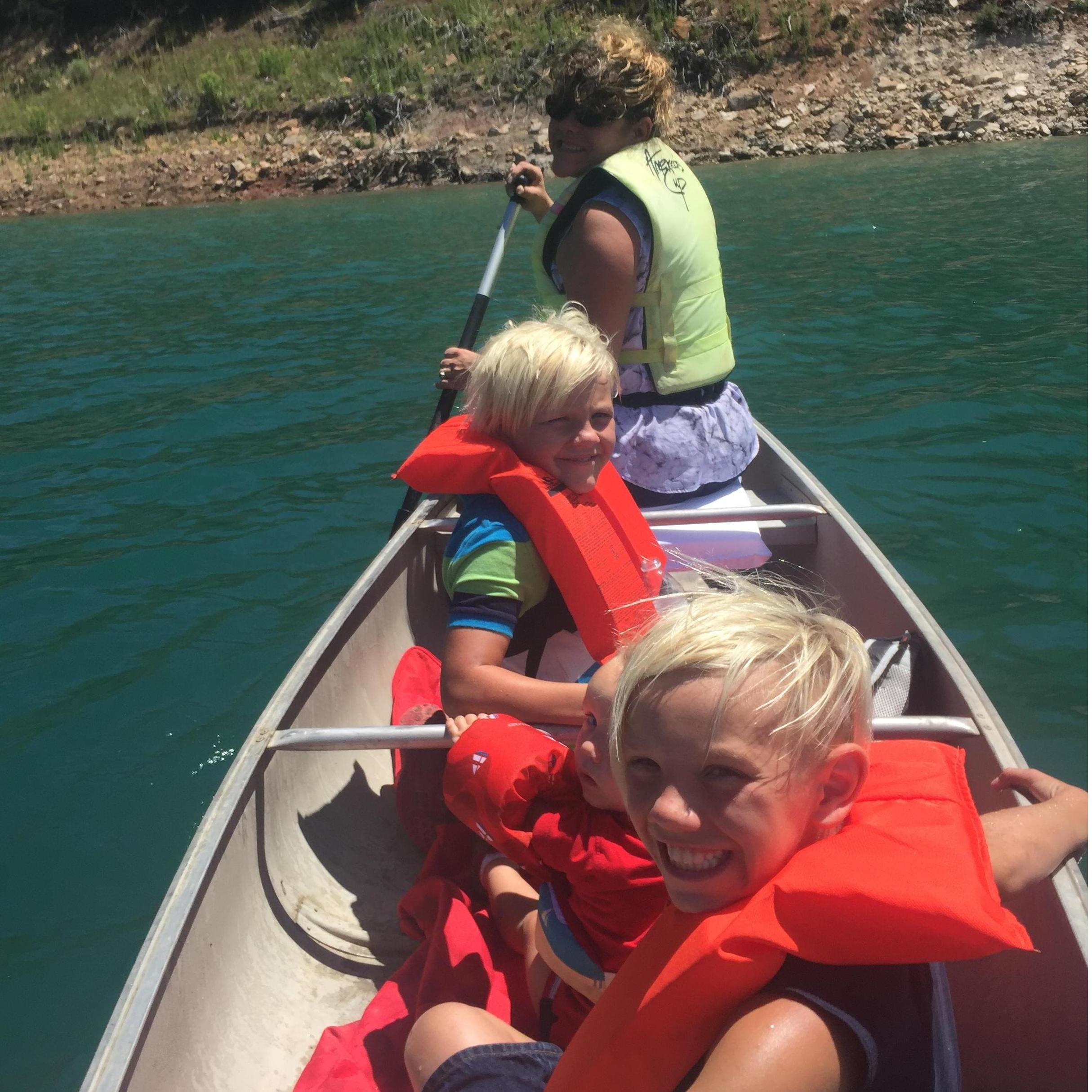 Canoeing with the Bowllen Boys
Little Dell Reservoir
July 17, 2016