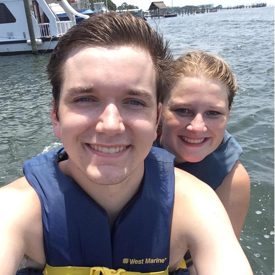 Jet Skiing on our first vacation together!