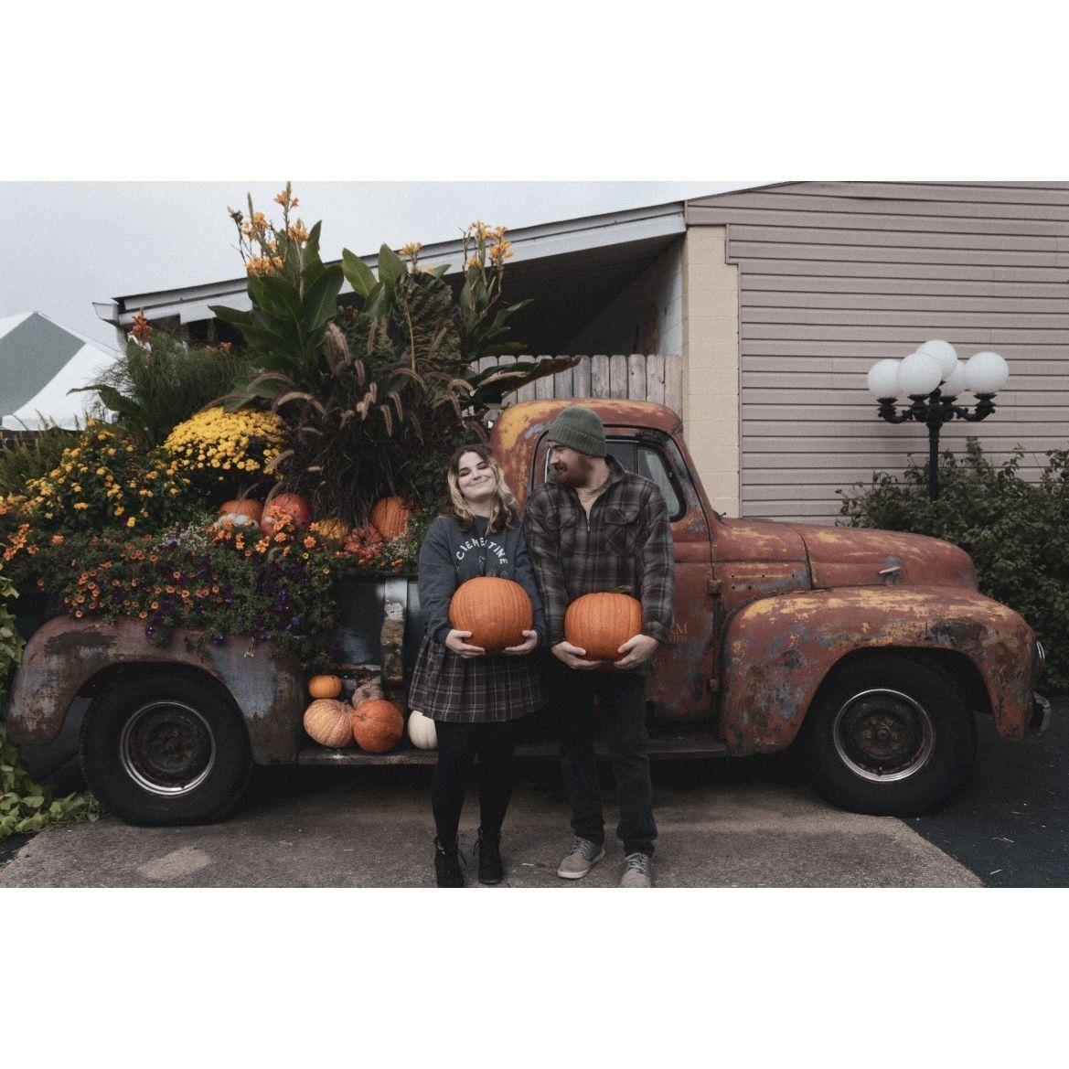 Fall photoshoot for clementine, so we had to take cute couple photos
