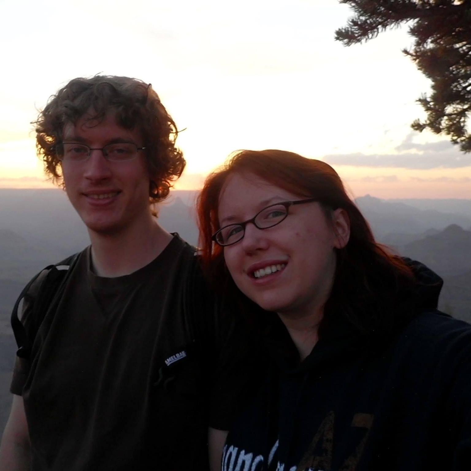 The time we took our first vacation together:  The Grand Canyon!