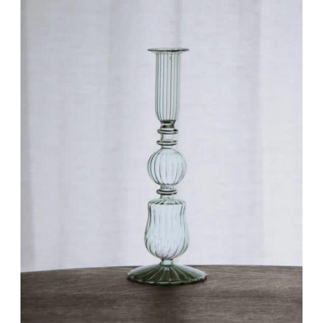 Beatriz Ball Cambridge Sophia 9" Candlestick Holder Set of 2 (Light Green)