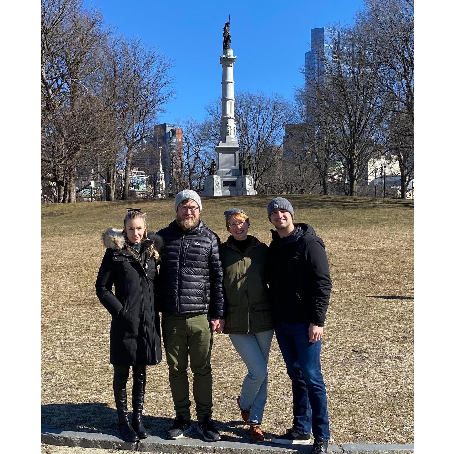 Visiting John & Sarah in Boston