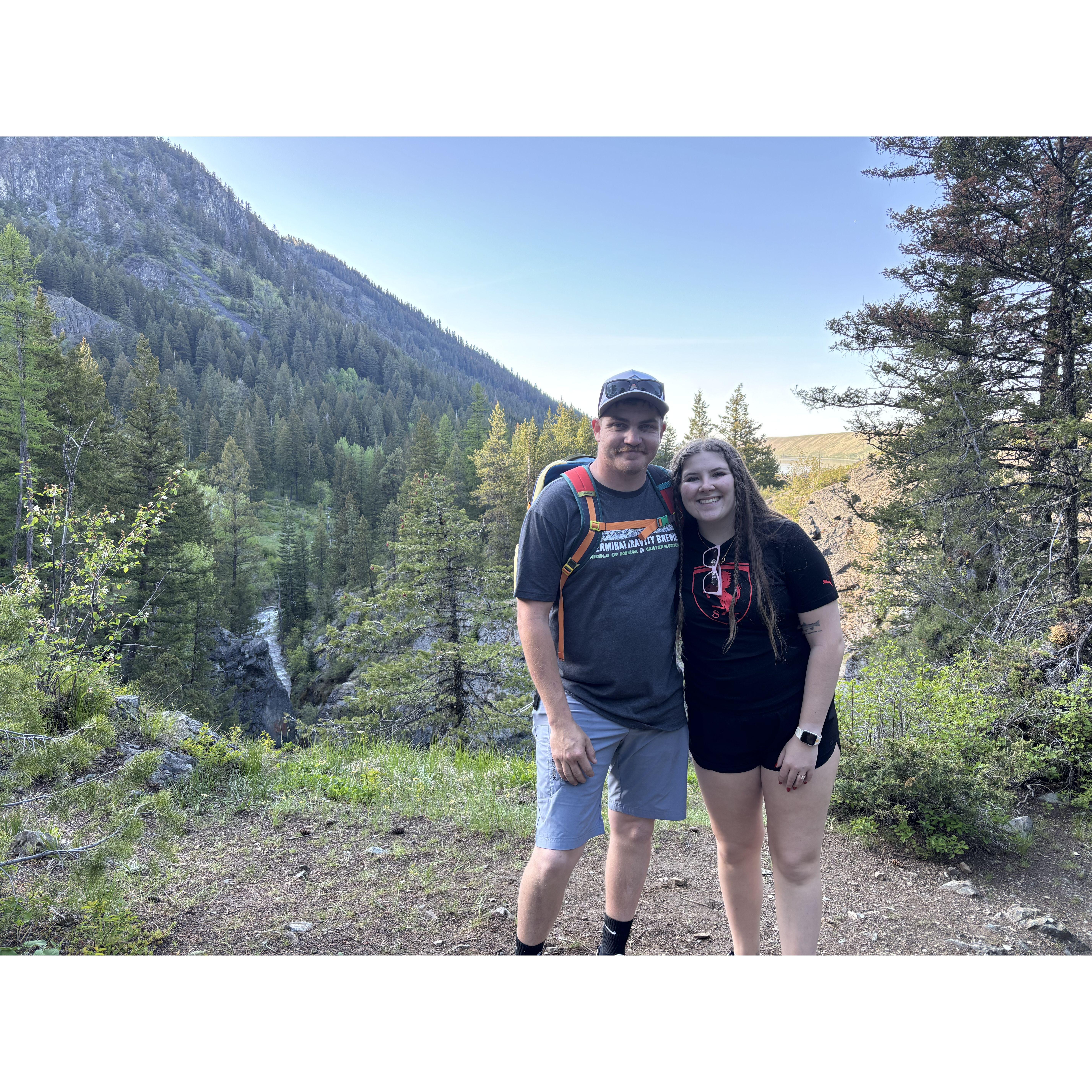 Hunting for Morell mushrooms in Joseph