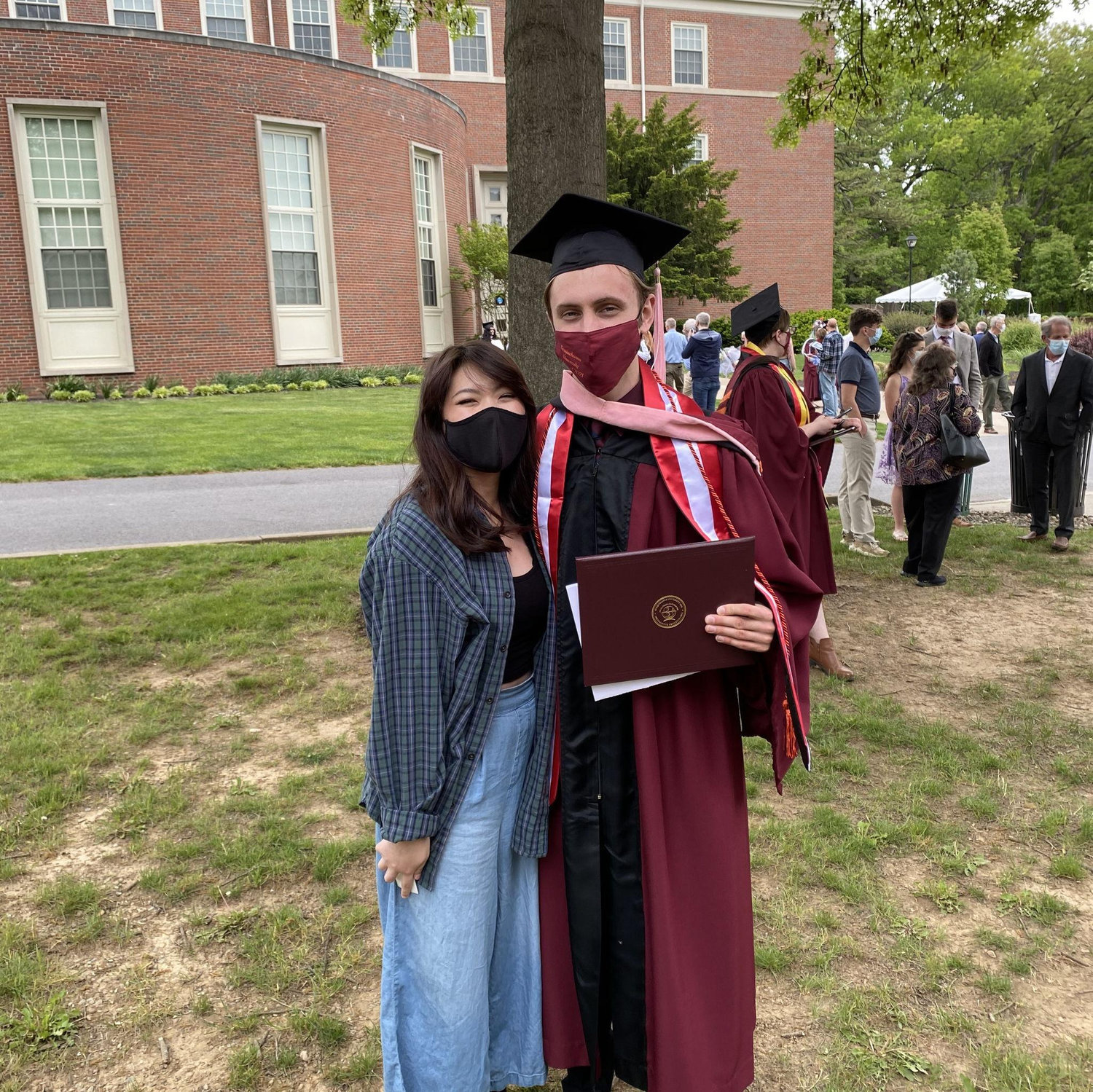 His graduation