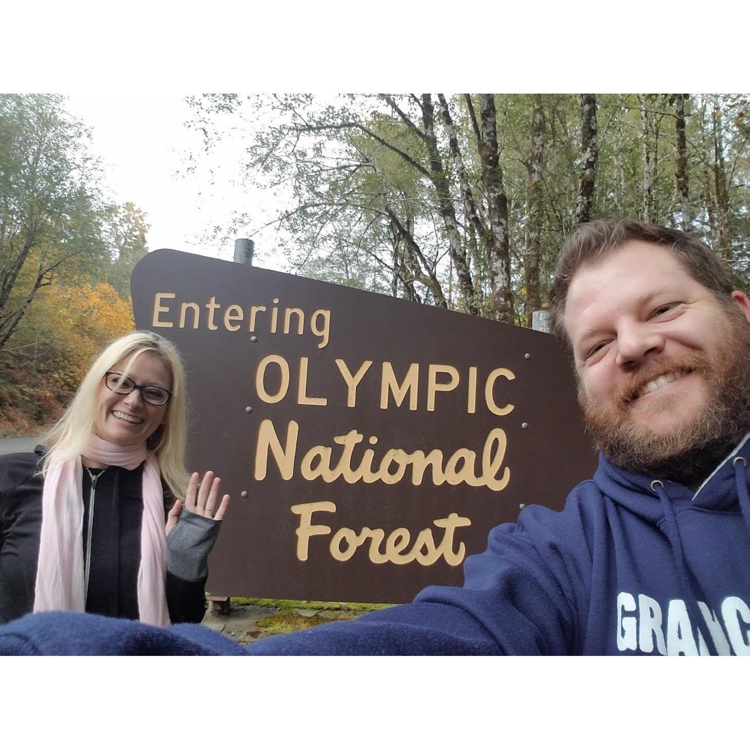 Olympic National Forest in Washington; October 2018