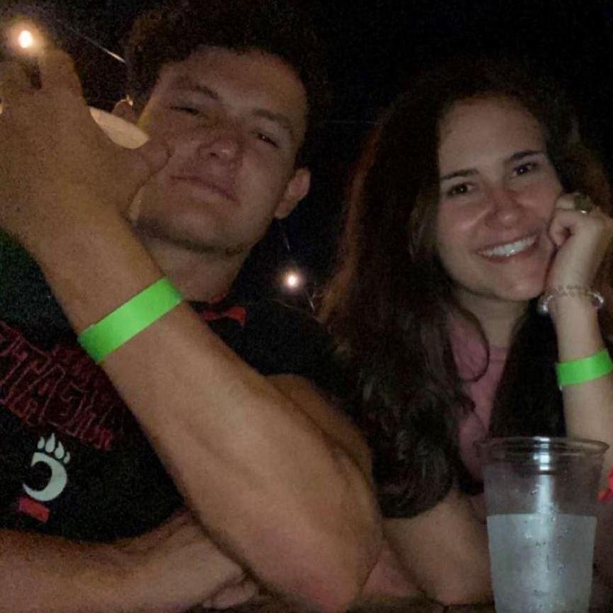 Our first photo together!