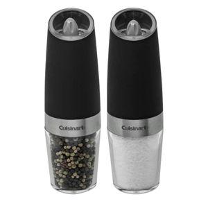 Cuisinart CSS-2424 Gravity Salt and Pepper Spice Mill with Blue LED Light, 2/3 Cup Capacity