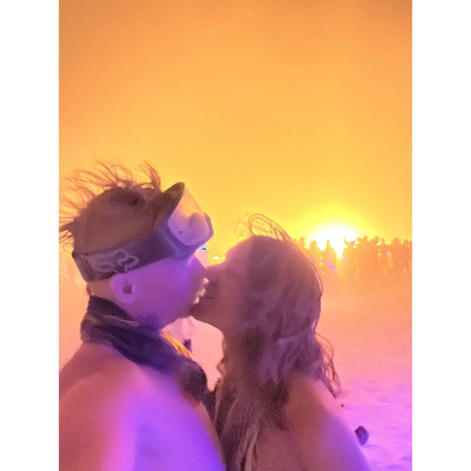 First kisses after the proposal