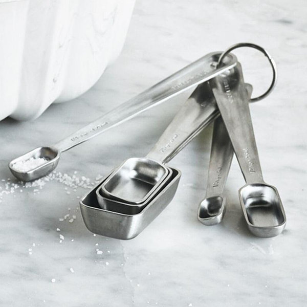 Sur La Table Rectangular Measuring Spoons ~ set of 6