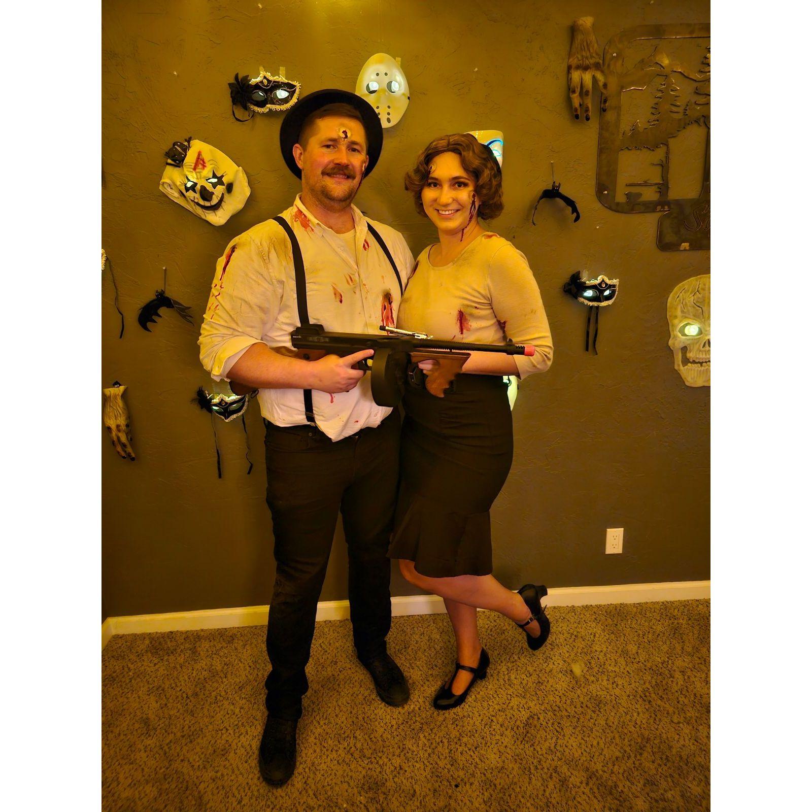 Second Halloween Bonnie and Clyde