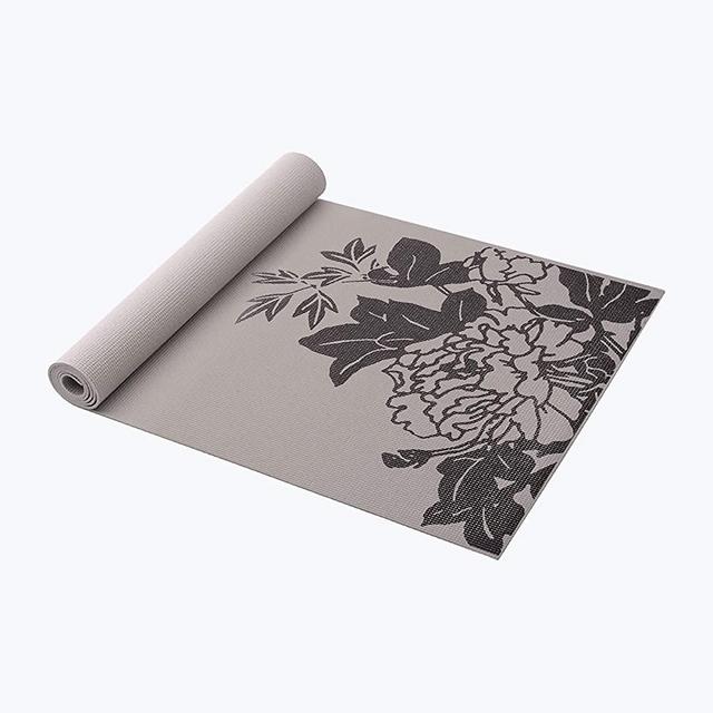 Gaiam Yoga Mat - Premium 6mm Print Extra Thick Non Slip Exercise & Fitness Mat for All Types of Yoga, Pilates & Floor Workouts (68" x 24" x 6mm)