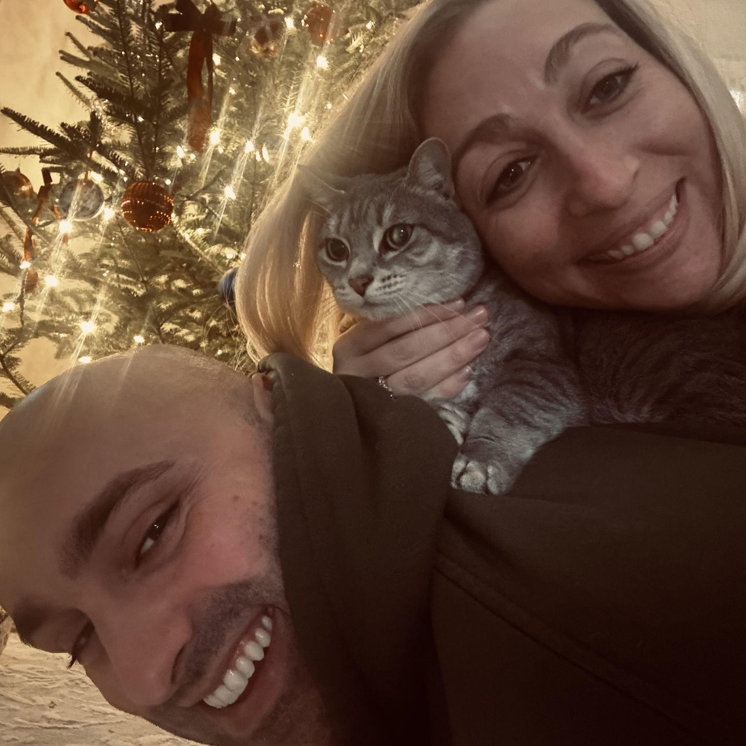 Our first Christmas engaged