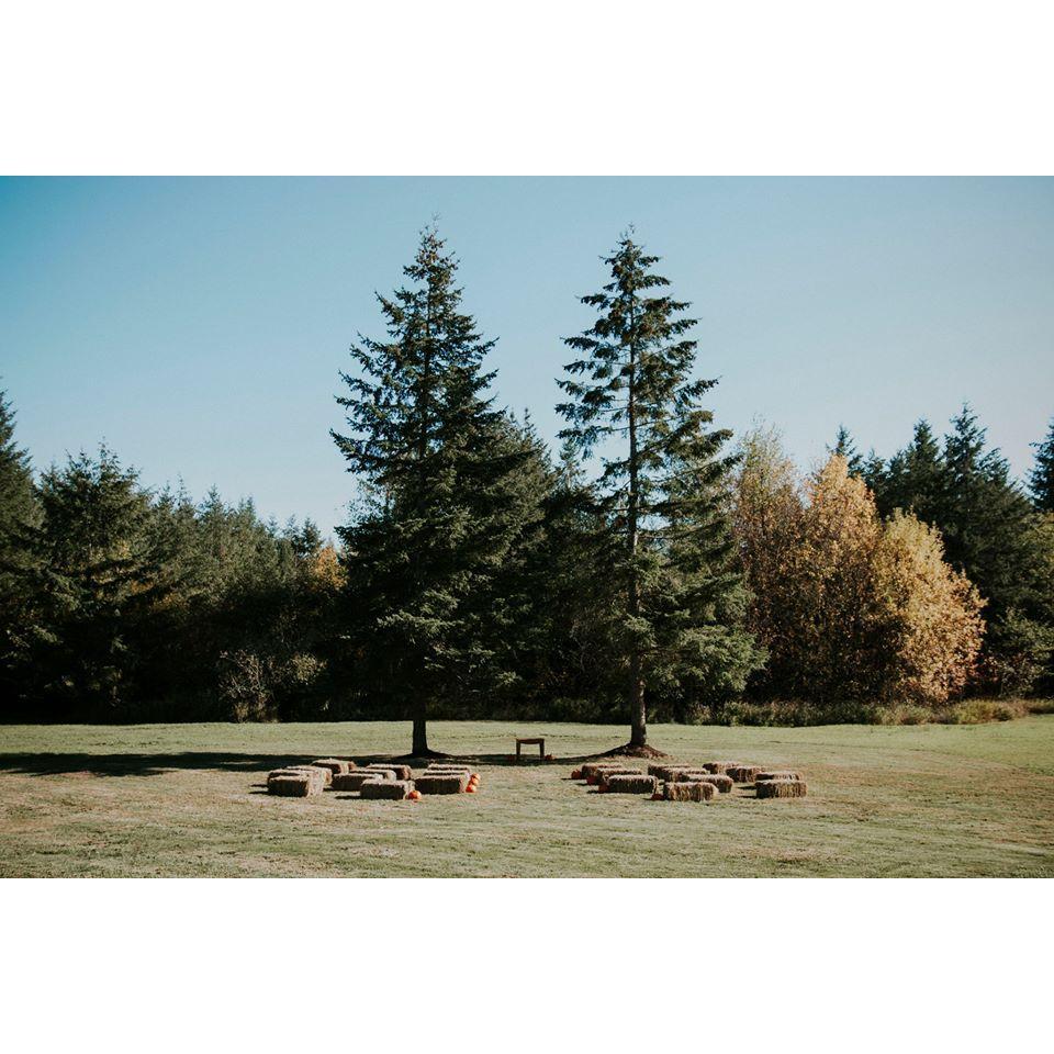 The ceremony spot all ready to go 
Photo credit to: A Heart That Beats For One Photography