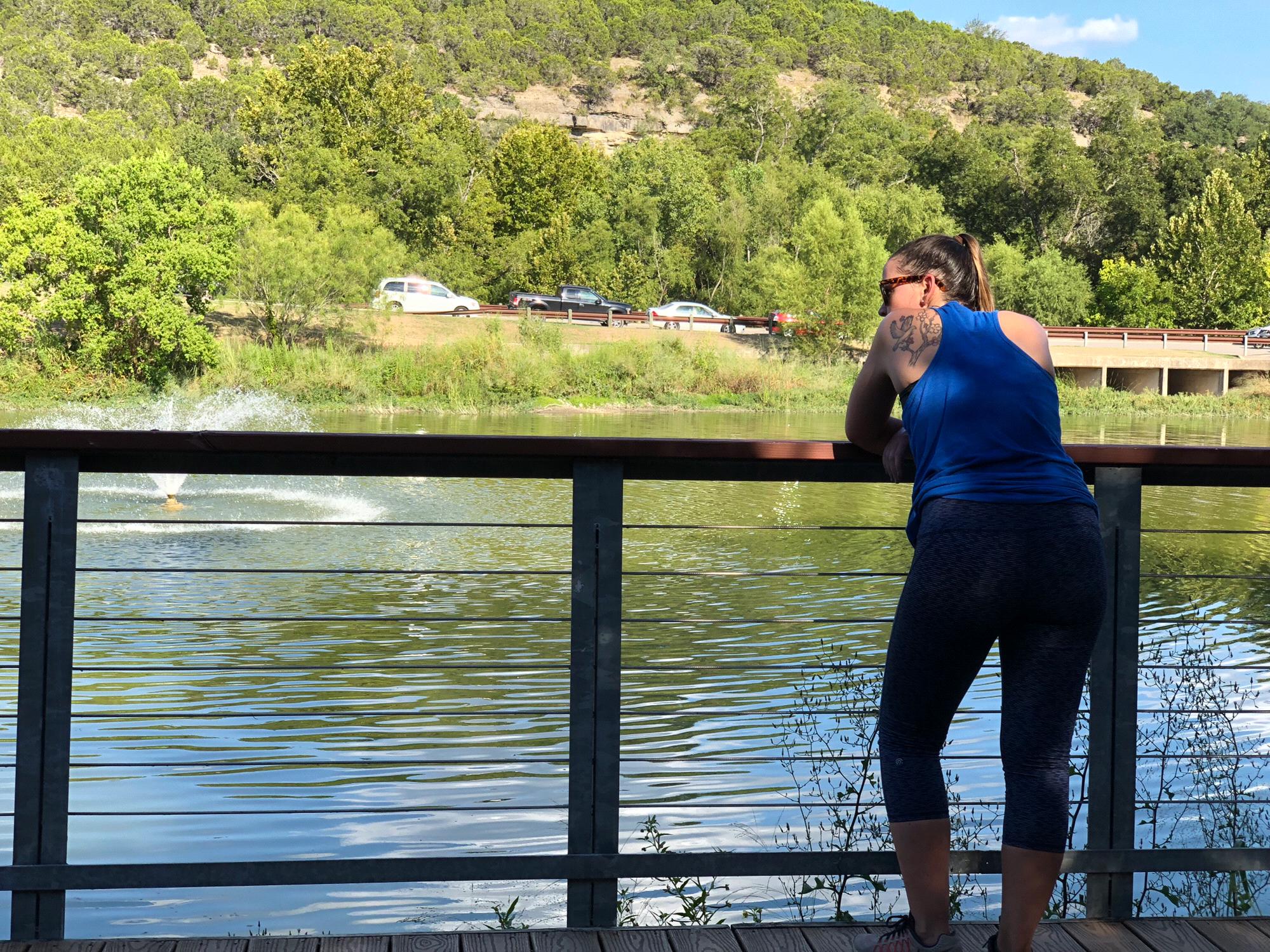 That 6 mile hike is all she’s thinking about lol
