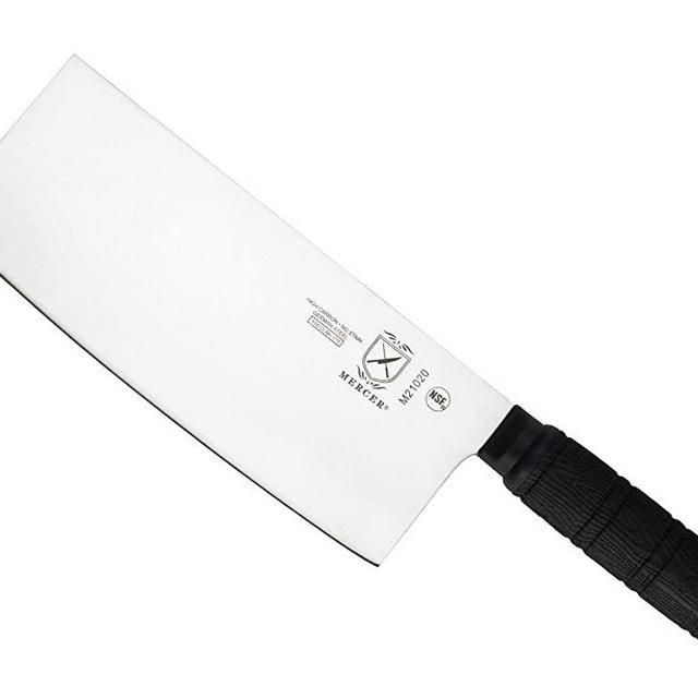 Mercer Culinary Asian Collection Chinese Chef's Knife with Santoprene Handle