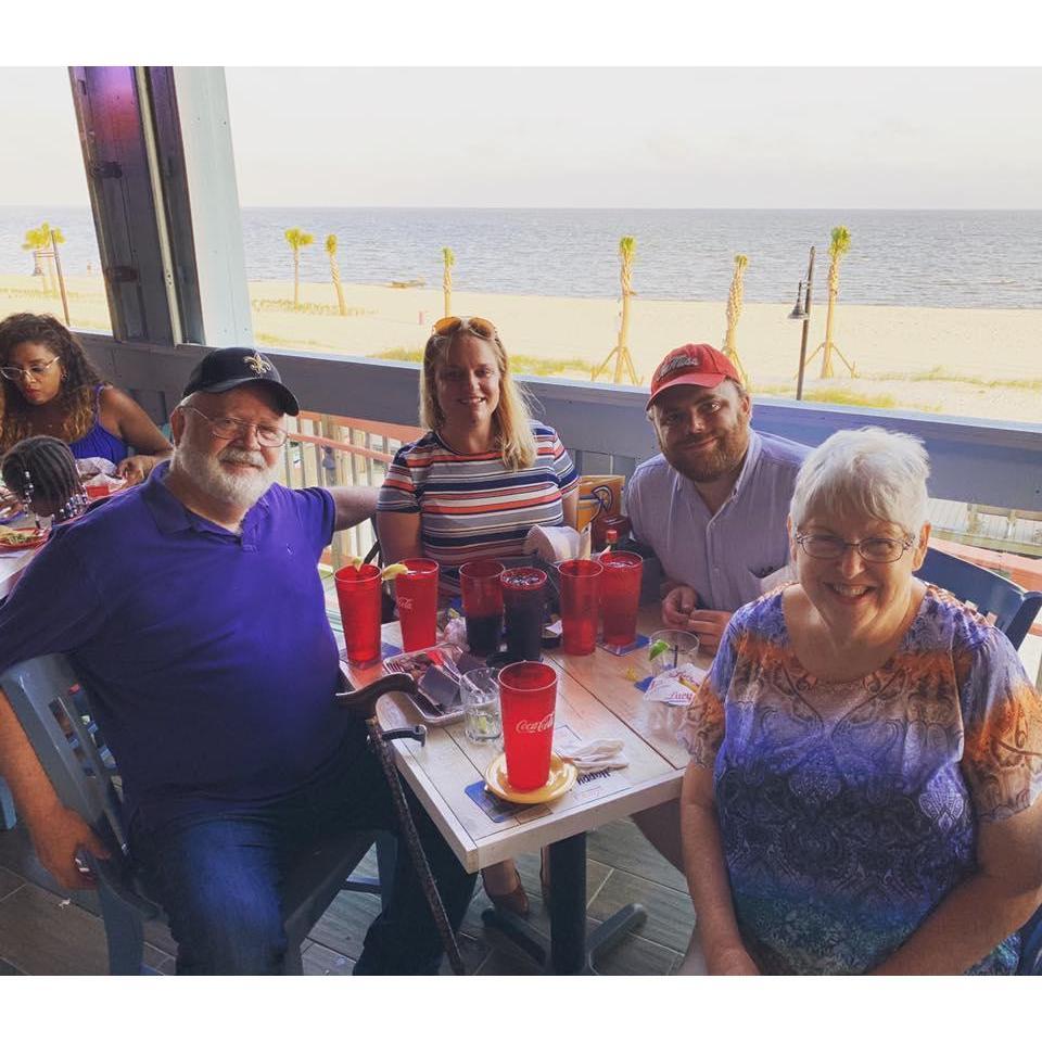 David, Erin, Grandad, and Carol.