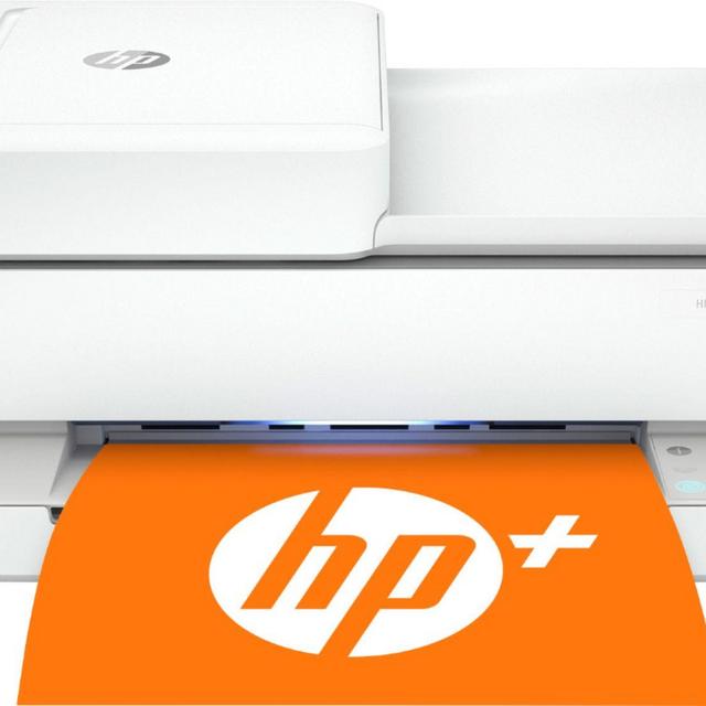 HP - ENVY 6455e Wireless All-In-One Inkjet Printer with 6 months of Instant Ink Included with HP+ - White