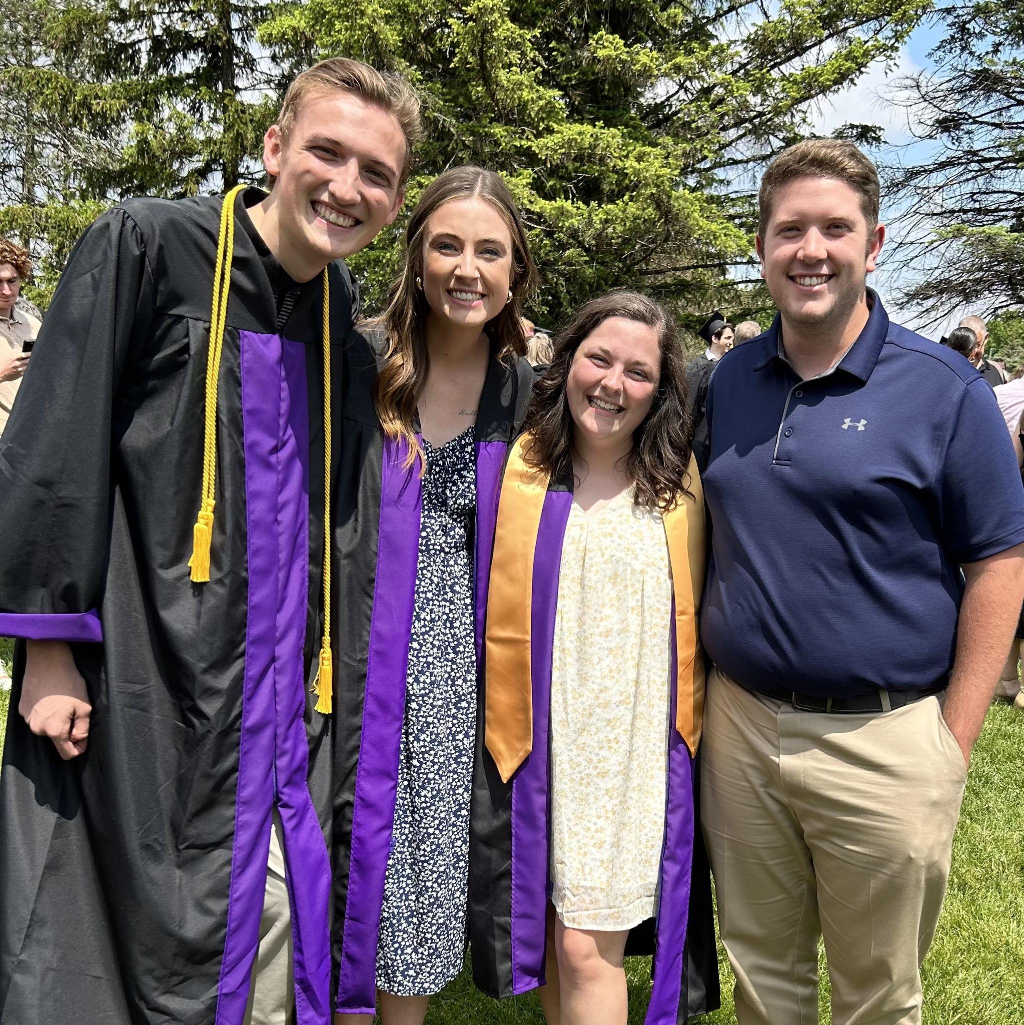 C's Taylor University graduation with Sophie + Colton
May 2023