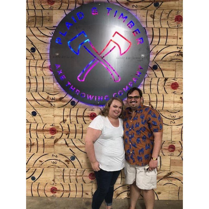 Our first date, Plaid + Timber in Evansville