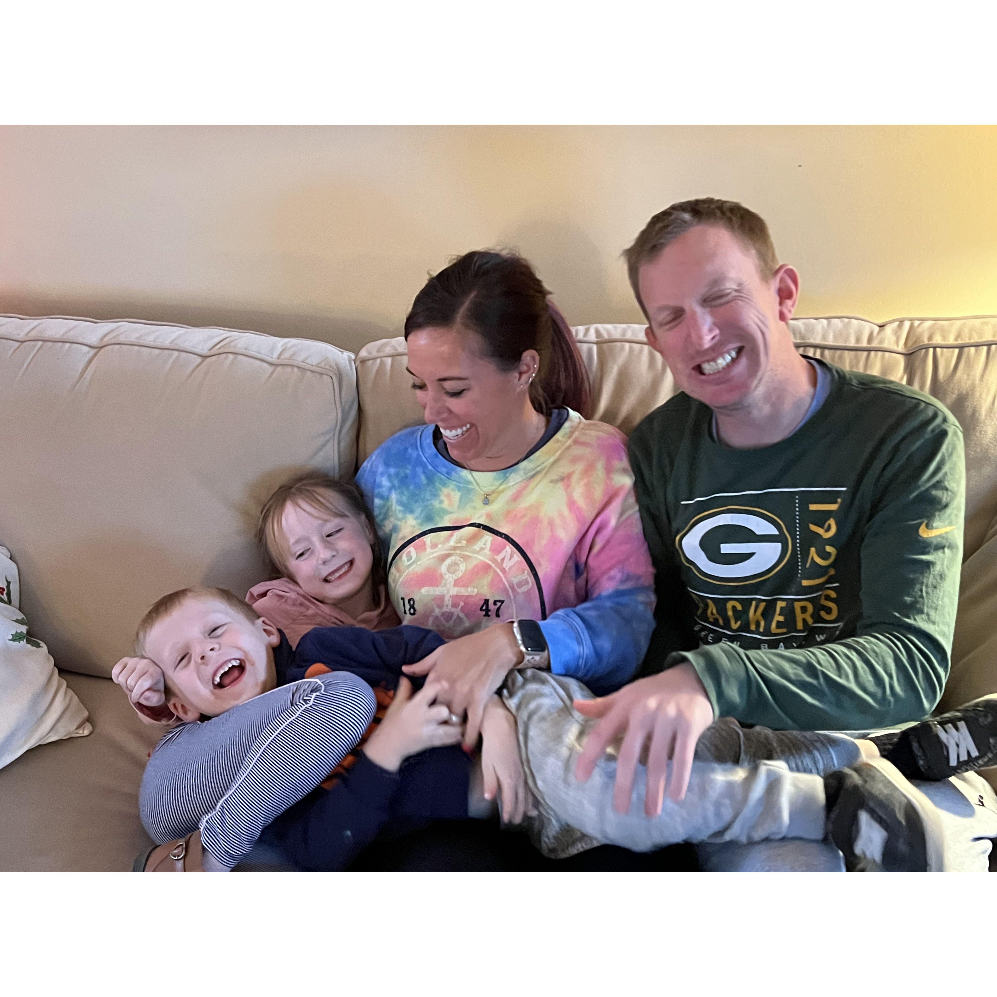 Beth's niece and nephew think Craig is the fastest man on the planet and beg him for wagon runs.