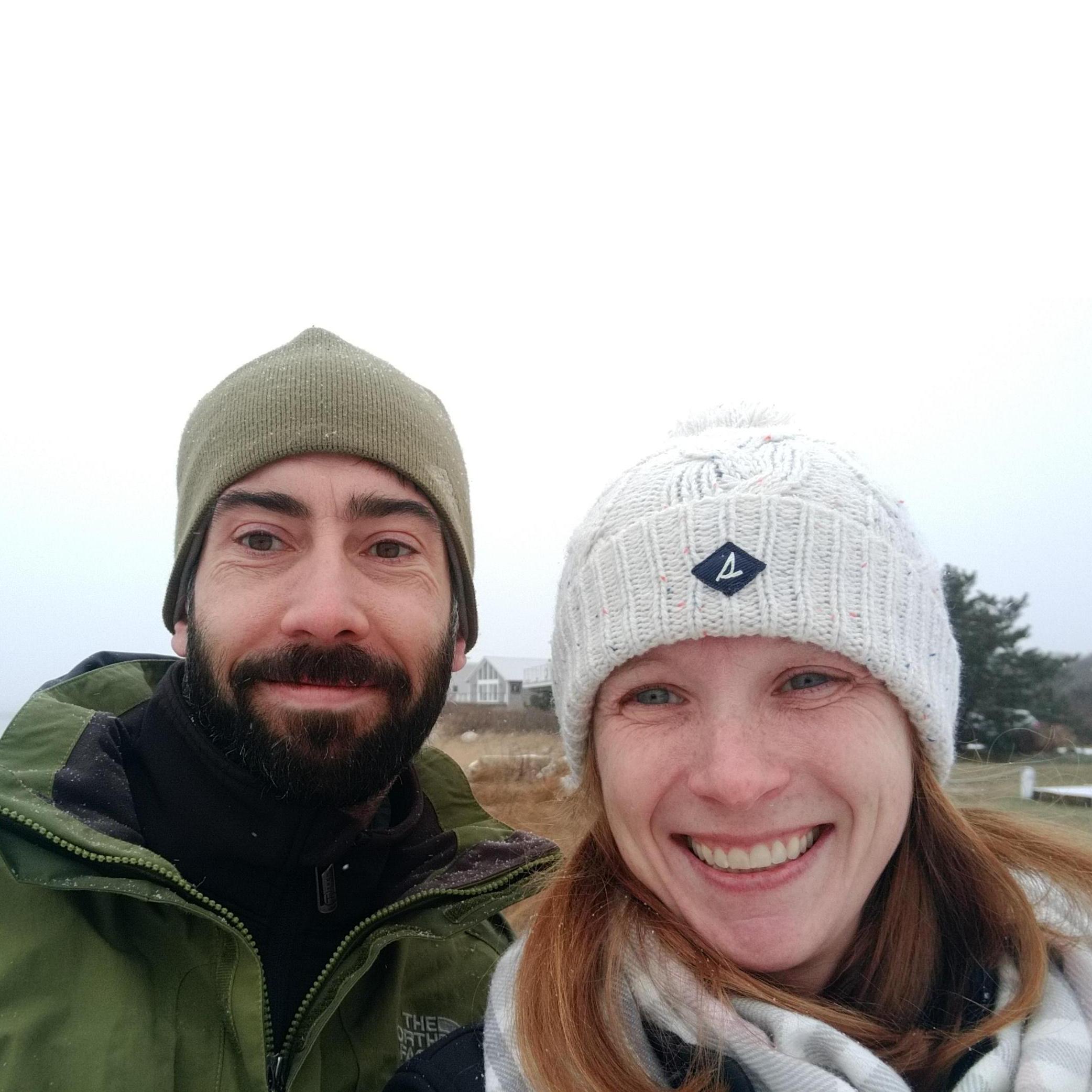 The very cold day when we got our first rental together.